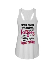 Breast cancer warrior Ladies Flowy Tank tile
