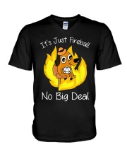It's just fireball V-Neck T-Shirt tile
