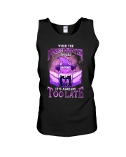When the Dungeon Meowster smiles Unisex Tank tile