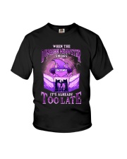 When the Dungeon Meowster smiles Youth T-Shirt tile
