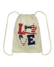Love Independence day Drawstring Bag tile