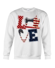 Love Independence day Crewneck Sweatshirt front