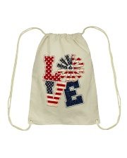 Love Independence day Drawstring Bag tile