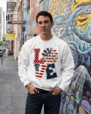 Love Independence day Crewneck Sweatshirt lifestyle-unisex-sweatshirt-front-2