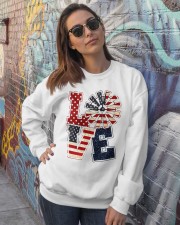 Love Independence day Crewneck Sweatshirt lifestyle-unisex-sweatshirt-front-3