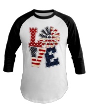 Love Independence day Baseball Tee tile