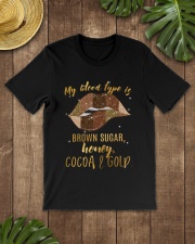 My blood type is b brown sugar Classic T-Shirt lifestyle-mens-crewneck-front-18