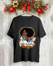 I like it kinky no lye Classic T-Shirt lifestyle-holiday-crewneck-front-2