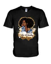 I like it kinky no lye V-Neck T-Shirt tile