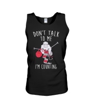 Dont' talk to me Unisex Tank tile
