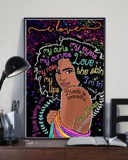 I love my curls 11x17 Poster lifestyle-poster-2