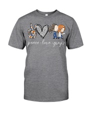 Peace love grey's Classic T-Shirt front