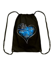 Back the blue Drawstring Bag tile