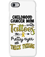 Childhood cancer mom Phone Case tile