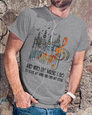 And into the music I go Classic T-Shirt lifestyle-mens-crewneck-front-4