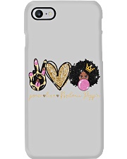 Peace Love Melanin Poppin Phone Case tile