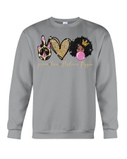 Peace Love Melanin Poppin Crewneck Sweatshirt tile