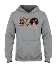 Peace Love Melanin Poppin Hooded Sweatshirt tile