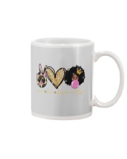 Peace Love Melanin Poppin Mug tile