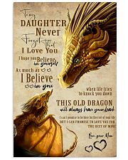 To my daughter 11x17 Poster front