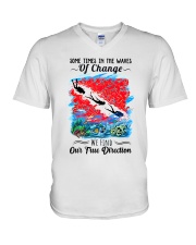 Find Our True Direction V-Neck T-Shirt tile