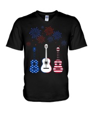 American independence day V-Neck T-Shirt tile