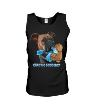 Chaotic Good Boy Unisex Tank tile