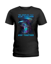 The couples that slay together Ladies T-Shirt tile