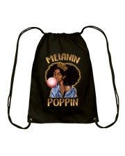 Melanin Poppin Drawstring Bag tile