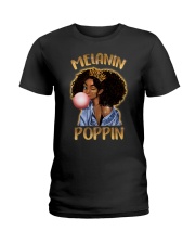 Melanin Poppin Ladies T-Shirt tile