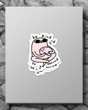 Be kind to ya mind Sticker - 4 pack (Vertical) aos-sticker-4-pack-vertical-lifestyle-front-09
