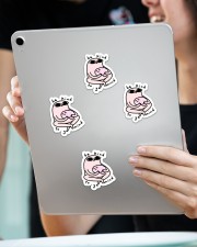 Be kind to ya mind Sticker - 4 pack (Vertical) aos-sticker-4-pack-vertical-lifestyle-front-11