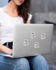 Be kind to ya mind Sticker - 4 pack (Vertical) aos-sticker-4-pack-vertical-lifestyle-front-15