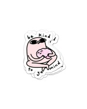 Be kind to ya mind Sticker - 4 pack (Vertical) front