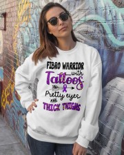 Fibro warrior Crewneck Sweatshirt lifestyle-unisex-sweatshirt-front-3
