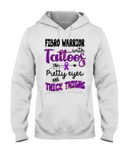 Fibro warrior Hooded Sweatshirt tile