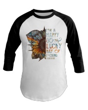 I'm a happy go lucky ray Baseball Tee tile