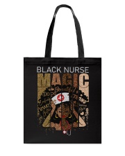Black nurse magic Tote Bag tile