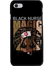 Black nurse magic Phone Case tile