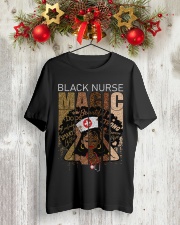 Black nurse magic Classic T-Shirt lifestyle-holiday-crewneck-front-2
