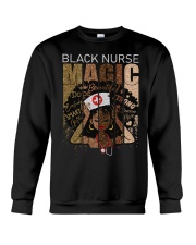 Black nurse magic Crewneck Sweatshirt tile