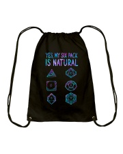 Yes my six pack is natural Drawstring Bag tile