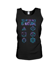 Yes my six pack is natural Unisex Tank tile