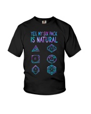 Yes my six pack is natural Youth T-Shirt tile