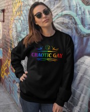 Chaotic gay Crewneck Sweatshirt lifestyle-unisex-sweatshirt-front-3