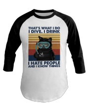 That's what I do Baseball Tee tile