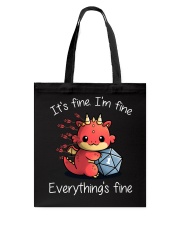 It's fine I'm fine Tote Bag tile