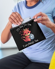 It's fine I'm fine Accessory Pouch - Standard aos-accessory-pouch-8-5x6-lifestyle-front-07