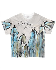 God says you are All-over T-Shirt front