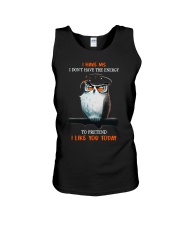 I Don't Have Energy Unisex Tank tile